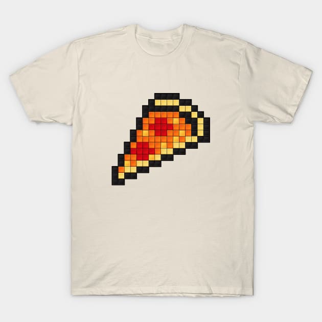 Pixel Pizza T-Shirt by Woah_Jonny